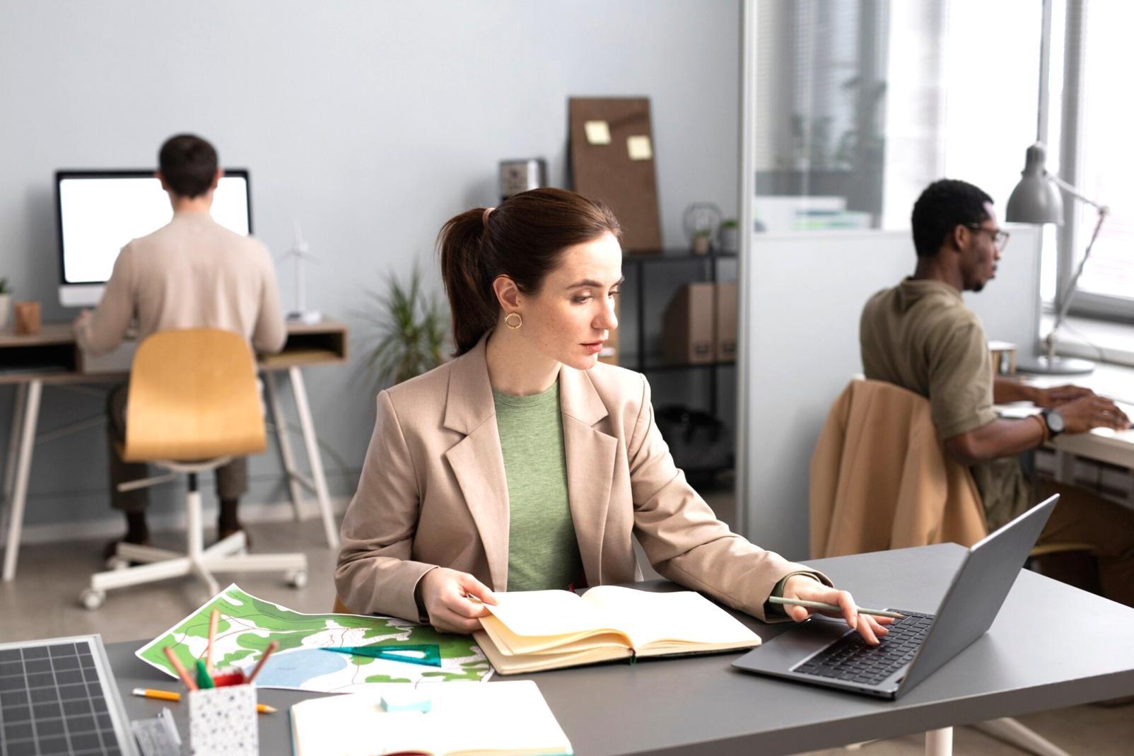 Business financial planning session